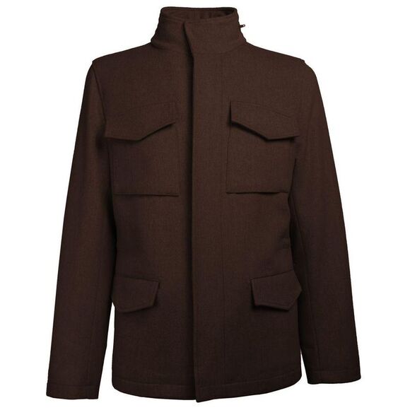 Made in Italy Men Brown Jackets - Picture 1 of 3